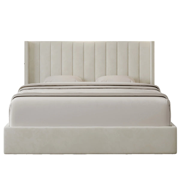 Lilith Storage Bed (Ivory) – Bella Home