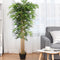 5-Feet Artificial Bamboo Silk Tree Indoor-Outdoor Decorative Planter