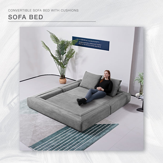 CozyFold Sofa Bed （Grey)