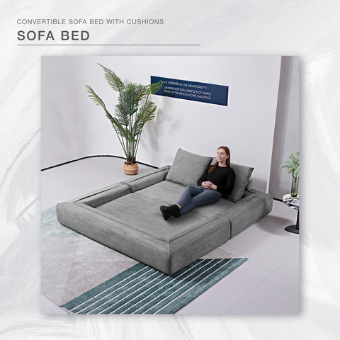 CozyFold Sofa Bed （Grey)