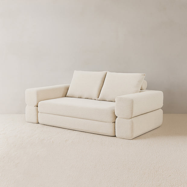 CozyFold Sofa Bed （Ivory)