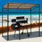 7 x 4.5 Feet Grill Gazebo Outdoor Patio Garden BBQ Canopy Shelter-Brown