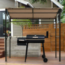 7 x 4.5 Feet Grill Gazebo Outdoor Patio Garden BBQ Canopy Shelter-Brown