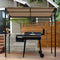 7 x 4.5 Feet Grill Gazebo Outdoor Patio Garden BBQ Canopy Shelter-Brown