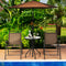 Patio Dining Set with Patio Folding Chairs and Table