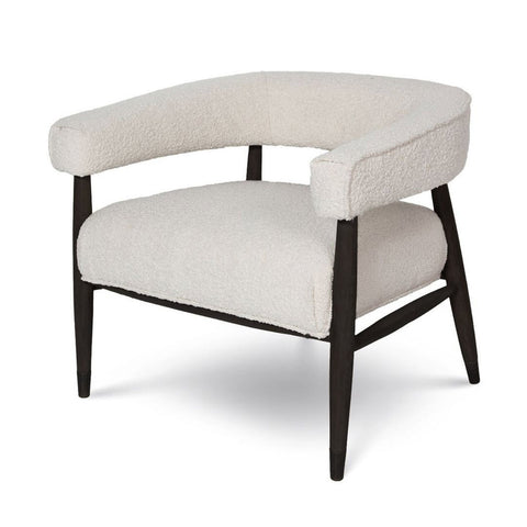 Everest Chair - Dark Base - Cream Boucle