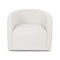 Evita Swivel Chair - Off White Boucle