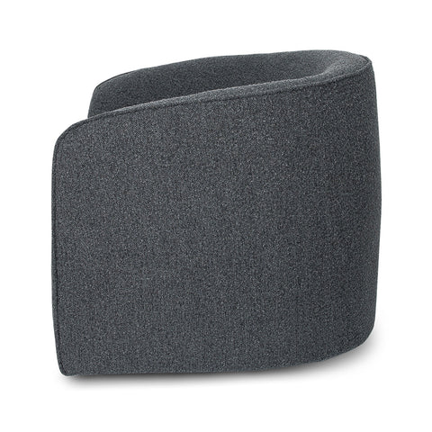 Evita Swivel Chair - Slate Boucle