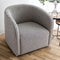 Evita Swivel Chair - Greige Boucle