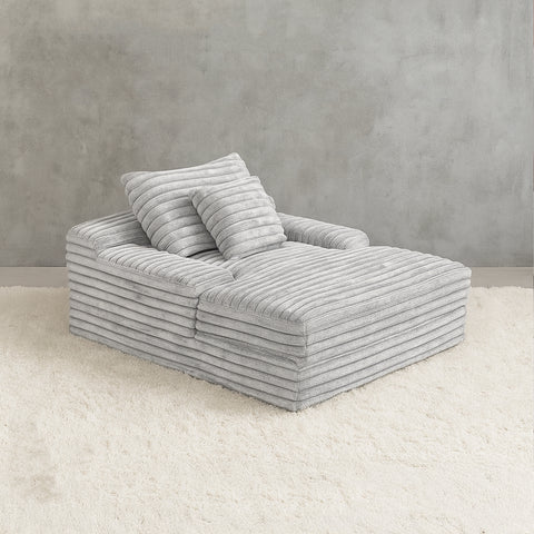 CozyLounge Sofa（Light Grey)