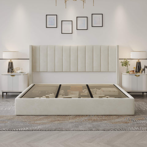 Lilith Storage Bed (Ivory)