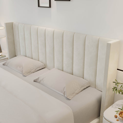 Lilith Storage Bed (Ivory)