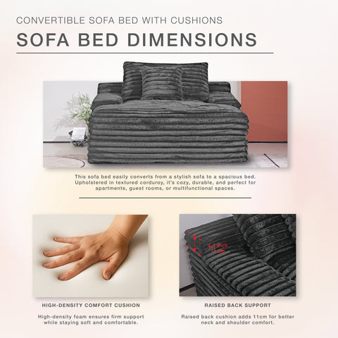 CozyLounge Sofa（Drak Grey)