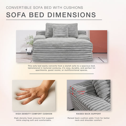 CozyLounge Sofa（Light Grey)