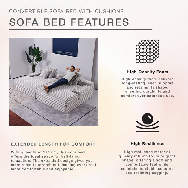 CozyLounge Sofa Love Seat（Light Grey)