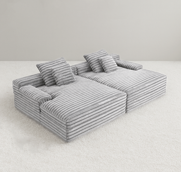 CozyLounge Sofa Love Seat（Light Grey)
