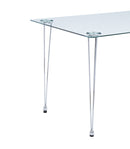 Lilac Glass Dining Table