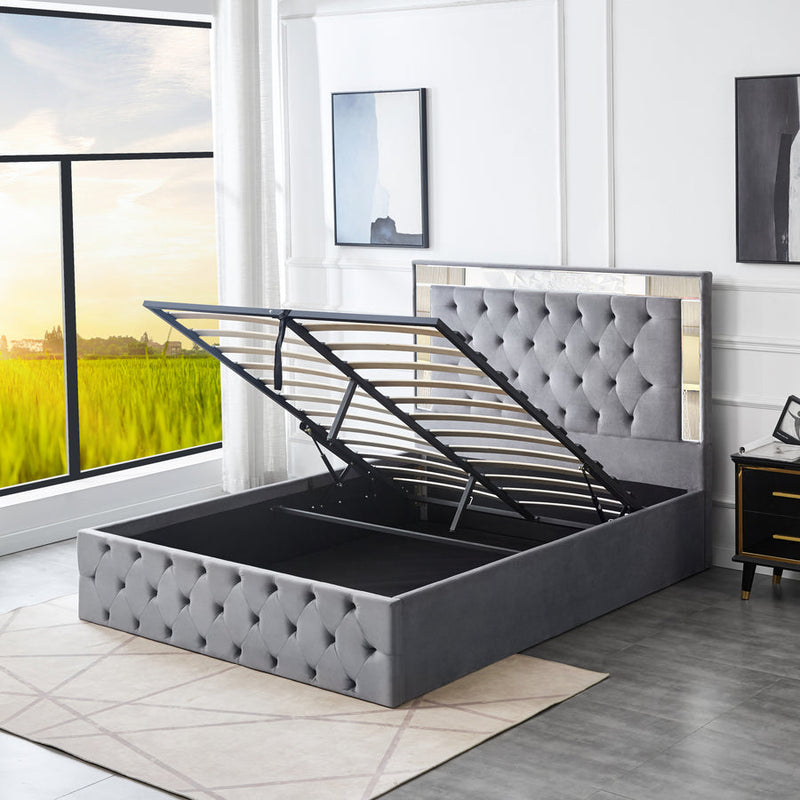 Hope Storage Bed (Grey)