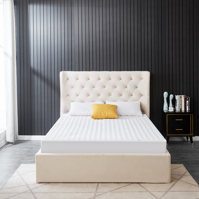 Milo Storage Bed (Beige)