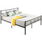 Twin/Full/Queen Size Metal Bed Frame with Headboard and Footboard-Queen Size