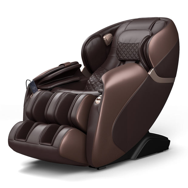 COSTWAY Full Body Massage Chair Zero Gravity Shiatsu Massage Recliner with SL Track Intelligent Voice Control