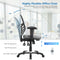 Ergonomic Mesh Office Chair with Adjustable Back Height and Armrests-Gray