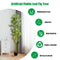 6 ft Artificial Bamboo Silk Tree Decorative Planter