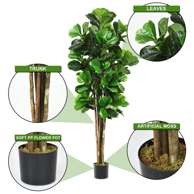 6-Feet Artificial Indoor-Outdoor Home Decorative Planter