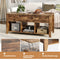 Lift Top Coffee Table with Storage Lower Shelf-Tan