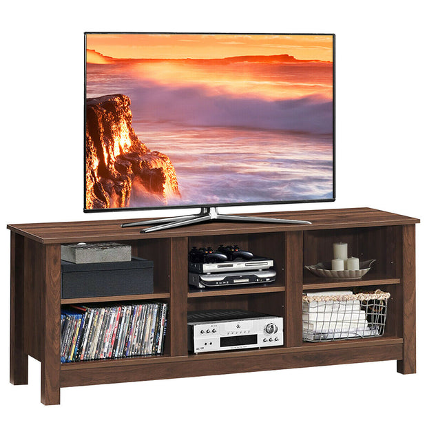 60 Inch  Entertainment TV Stand Cabinet-Brown