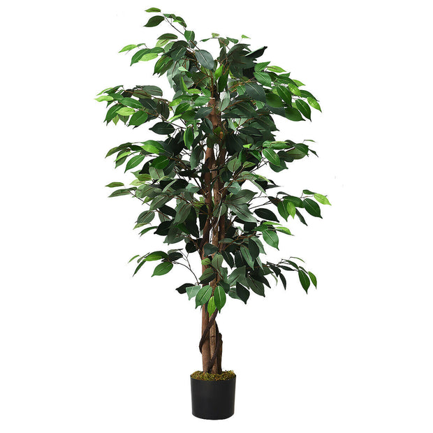 4 Feet Outdoor Trunks Artificial Ficus Silk Tree