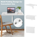 Wall-Mounted Drop-Leaf Table Folding Kitchen Dining Table Desk