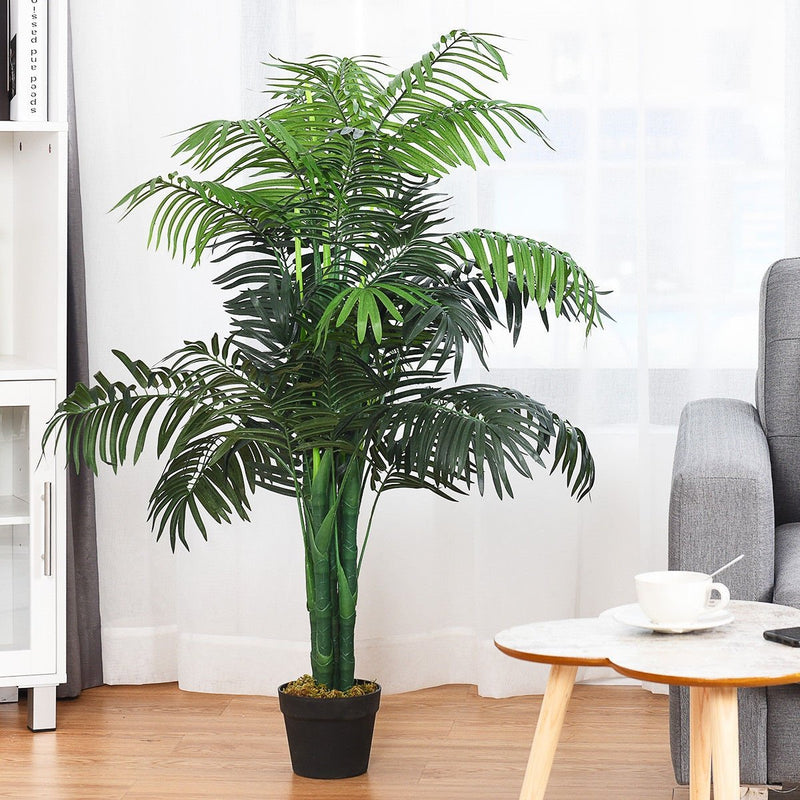 3.5 Feet Artificial Areca Palm Decorative Silk Tree with Basket