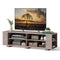 TV Stand Modern Wood Storage Console Entertainment Center-Gray