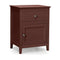 2-Tier Accent Table with Spacious Tabletop-Dark Brown