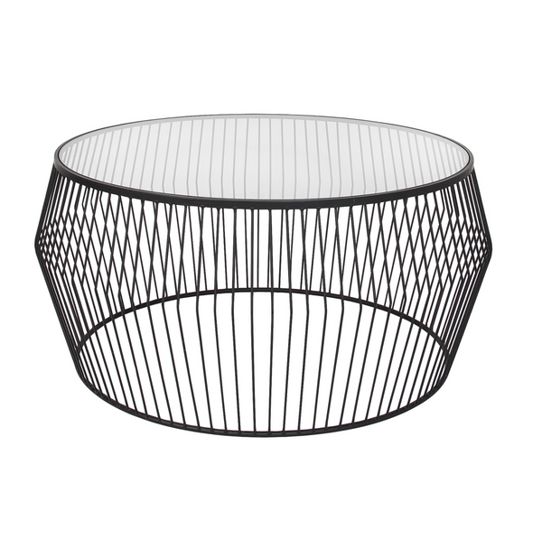 Cyclone Wire Coffee Table – Black