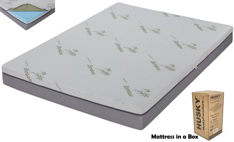 Tom Boy 8'' Blue Gel Memory Foam Mattress (Two Sides)