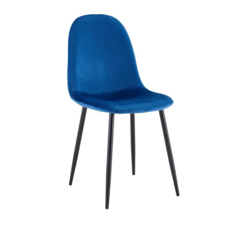 Joshua - Blue Velvet/Black Legs