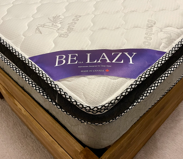 Be Lazy #4 Hard Spring + coconut pad Euro Pillow Top Mattress 11''