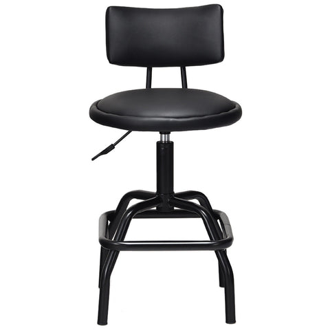 Adjustable Swivel Vintage PU Leather Bar Stool