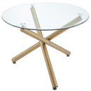 Ace dining Table - Gold