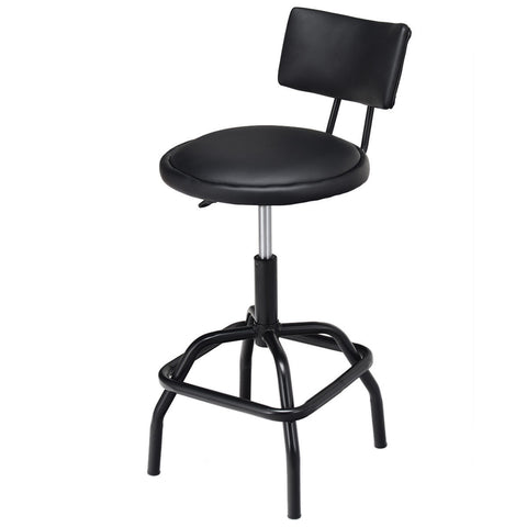 Adjustable Swivel Vintage PU Leather Bar Stool