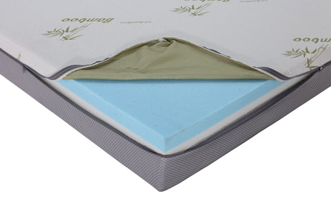 Tom Boy 8'' Blue Gel Memory Foam Mattress (Two Sides)