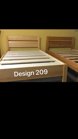 Forest Pine Wood Bed Frame ( Made in Canada)