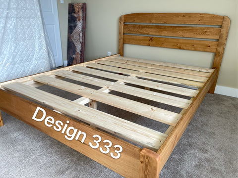 Forest Pine Wood Bed Frame ( Made in Canada)