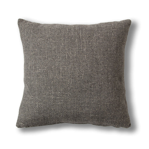 Breathe 22″ Square Feather Cushion – Smoke Taupe Weave