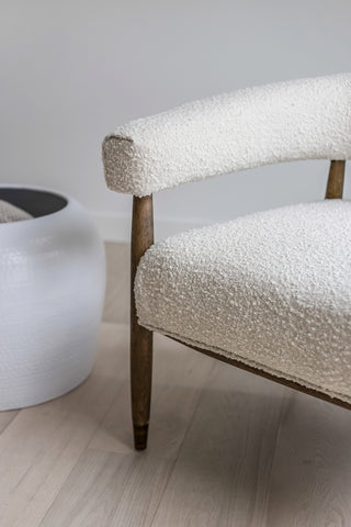 Everest Chair – Cream Boucle