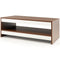37 Inch 2-Tier Rectangle Wooden Coffee Table with Storage Shelf-Wulnat
