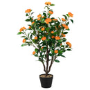 3.3 Feet Artificial Camellia Tree for Indoor and Outdoor