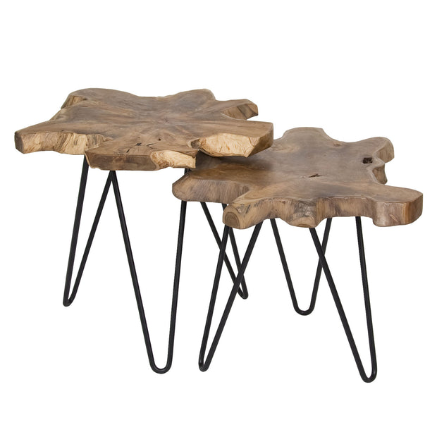 Natura Hairpin Nesting Table – Small